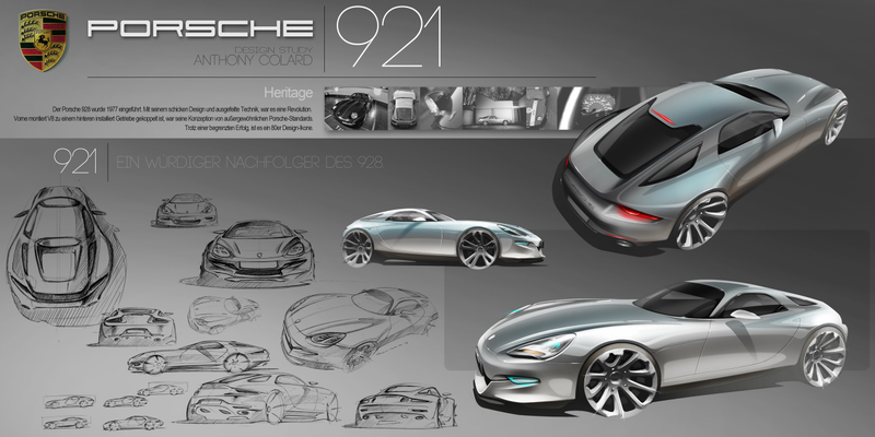 Illustration for article titled This Is What A Modern Porsche 928 Could Look Like
